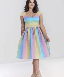 Hell Bunny Halo 50's Dress Pastel Rainbow New Arrivals And Restocks 12 Hell Bunny Halo 50's Dress Pastel Rainbow New Arrivals And Restocks
