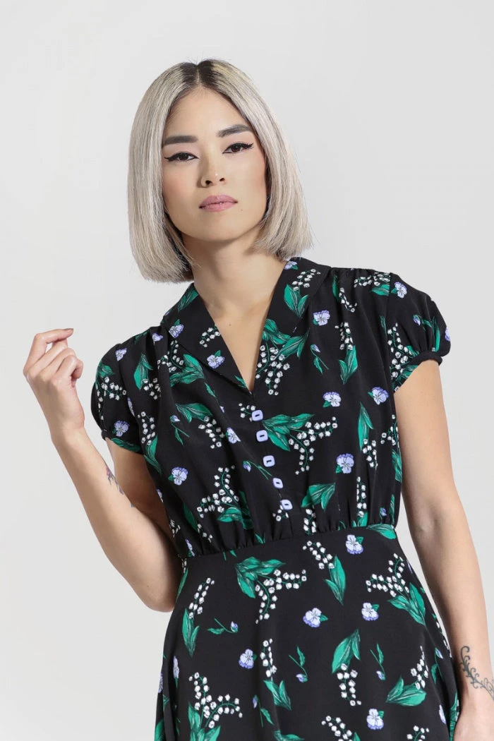 Hell Bunny Good Luck Dress Black Floral New Arrivals And Restocks 4 Hell Bunny Good Luck Dress Black Floral New Arrivals And Restocks