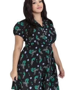 Hell Bunny Good Luck Dress Black Floral New Arrivals And Restocks