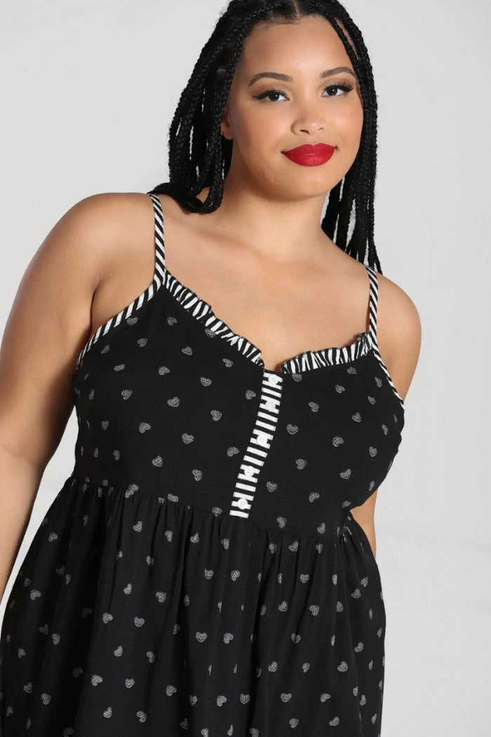 Hell Bunny Ribcage Babydoll Dress Ribcage Hearts With Stripe Detail New Arrivals And Restocks 4 Hell Bunny Ribcage Babydoll Dress Ribcage Hearts With Stripe Detail New Arrivals And Restocks