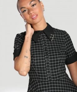 Hell Bunny Tate Mini Dress With Check And Piercing Details Grunge New Arrivals And Restocks 17 Hell Bunny Tate Mini Dress With Check And Piercing Details Grunge New Arrivals And Restocks