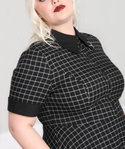 Hell Bunny Tate Mini Dress With Check And Piercing Details Grunge New Arrivals And Restocks 14 Hell Bunny Tate Mini Dress With Check And Piercing Details Grunge New Arrivals And Restocks