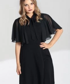 Hell Bunny Isabelle Mid Dress Shawl Detail New Arrivals And Restocks