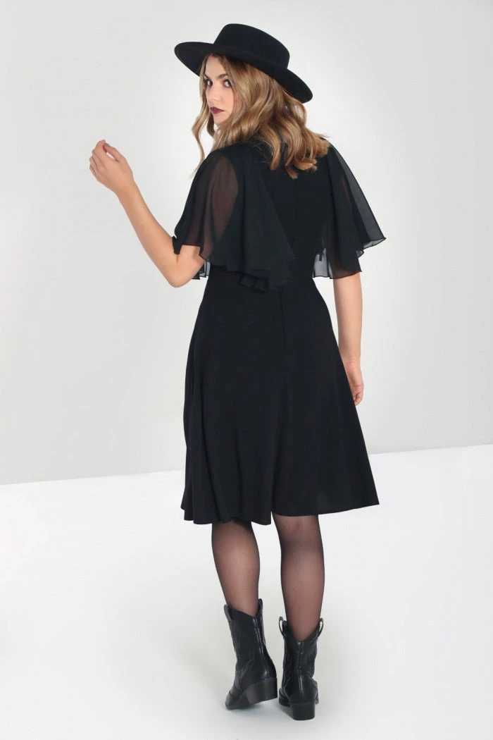 Hell Bunny Isabelle Mid Dress Shawl Detail New Arrivals And Restocks 3 Hell Bunny Isabelle Mid Dress Shawl Detail New Arrivals And Restocks