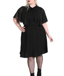 Hell Bunny Isabelle Mid Dress Shawl Detail New Arrivals And Restocks