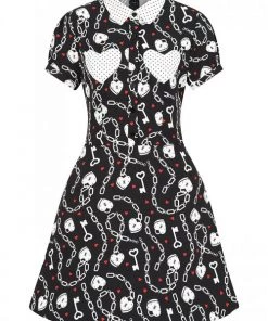 Hell Bunny Heart Lock Mini Dress New Arrivals And Restocks