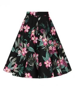 Hell Bunny Kalani 50's Skirt In Black 19 Hell Bunny Kalani 50's Skirt In Black