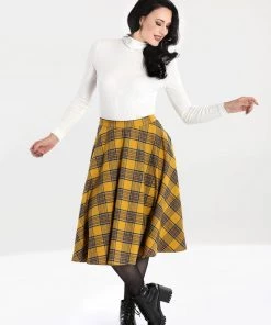 Winter Hell Bunny Dijon 50's Skirt 8 Winter Hell Bunny Dijon 50's Skirt