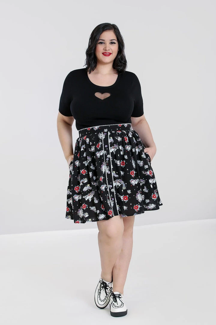 Clothing Hell Bunny Star Catcher Mini Skirt 2 Clothing Hell Bunny Star Catcher Mini Skirt