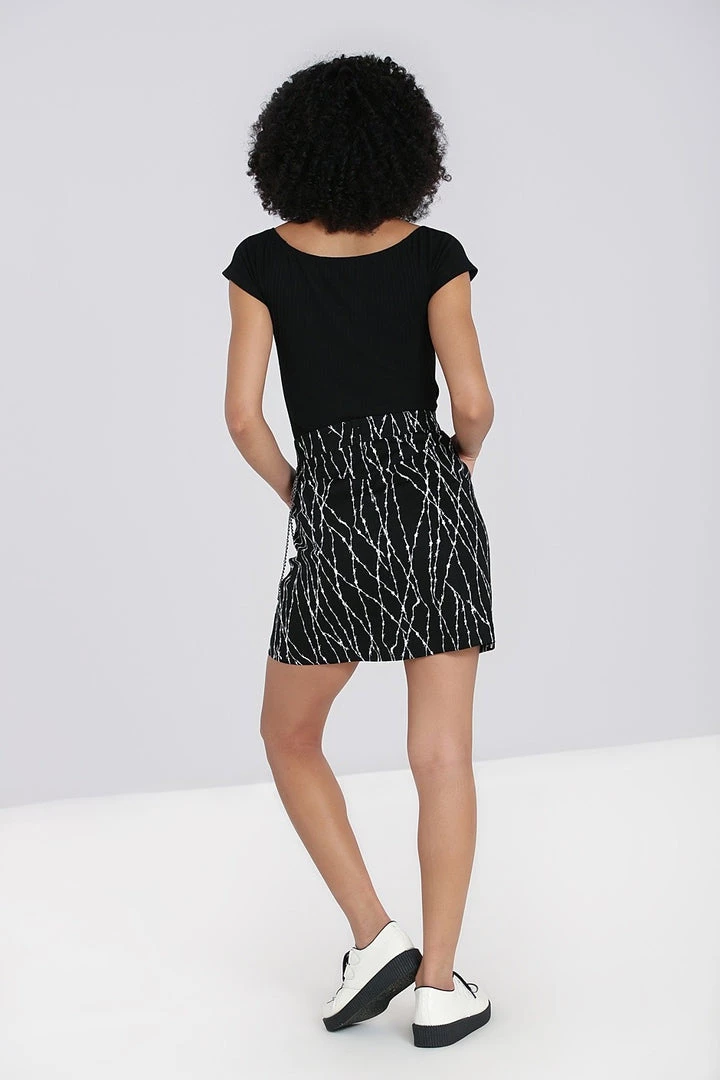 Hell Bunny Barbed Wire Mini Skirt Clothing 3 Hell Bunny Barbed Wire Mini Skirt Clothing