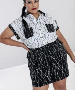 Hell Bunny Barbed Wire Mini Skirt Clothing 16 Hell Bunny Barbed Wire Mini Skirt Clothing