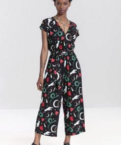 Hell Bunny Good Fortune Jumpsuit New Arrivals And Restocks