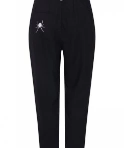 Hell Bunny Miss Muffet Trousers With Spider Embroidery And Details 19 Hell Bunny Miss Muffet Trousers With Spider Embroidery And Details