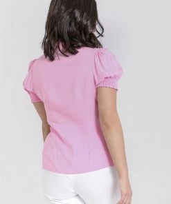 Hell Bunny Calliste Blouse In Pink 11 Hell Bunny Calliste Blouse In Pink
