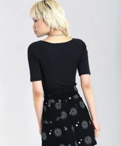 Hell Bunny Ava Top In Black Clothing 14 Hell Bunny Ava Top In Black Clothing