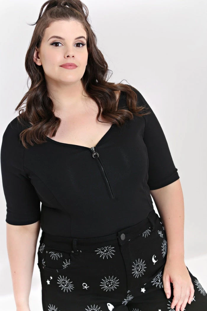 Hell Bunny Ava Top In Black Clothing 5 Hell Bunny Ava Top In Black Clothing