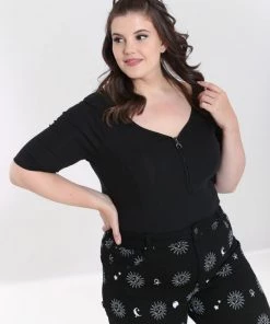 Hell Bunny Ava Top In Black Clothing 16 Hell Bunny Ava Top In Black Clothing