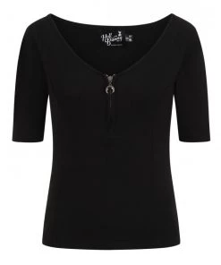 Hell Bunny Ava Top In Black Clothing 18 Hell Bunny Ava Top In Black Clothing