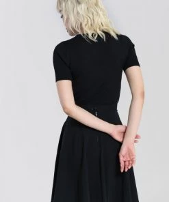 Hell Bunny Bat Top In Black 23 Hell Bunny Bat Top In Black