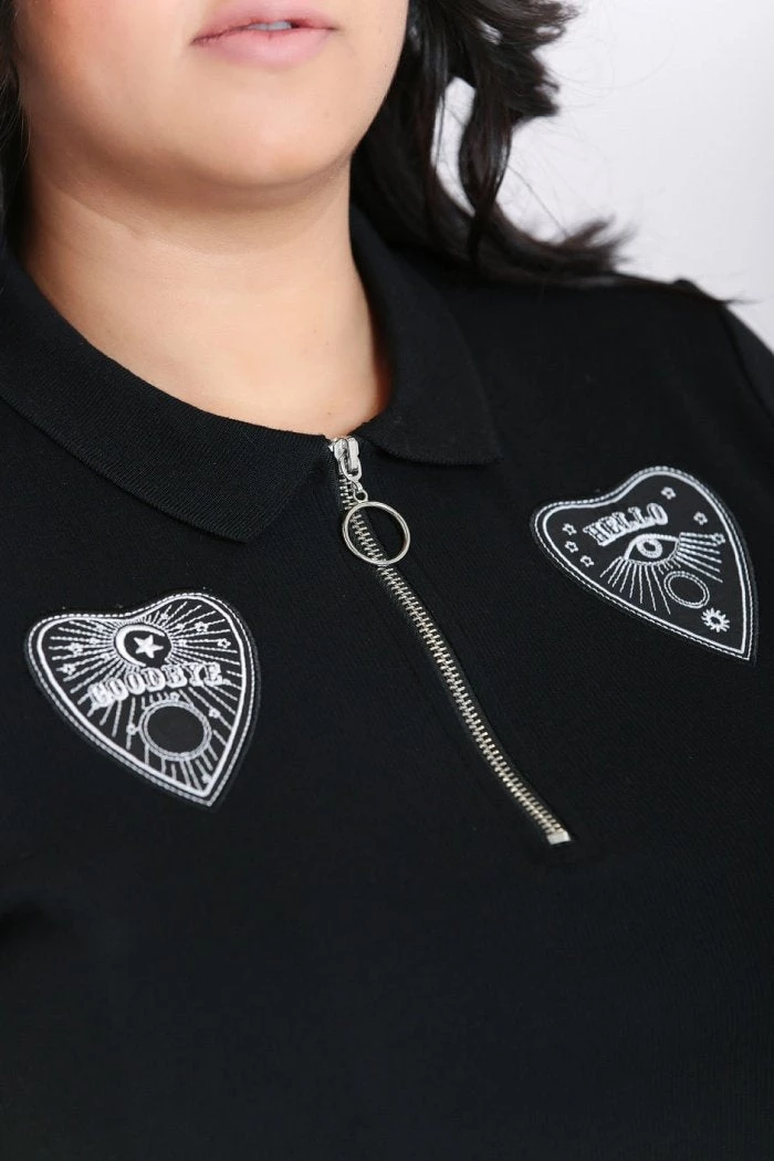 Hell Bunny Oculus Top In Black 8 Hell Bunny Oculus Top In Black