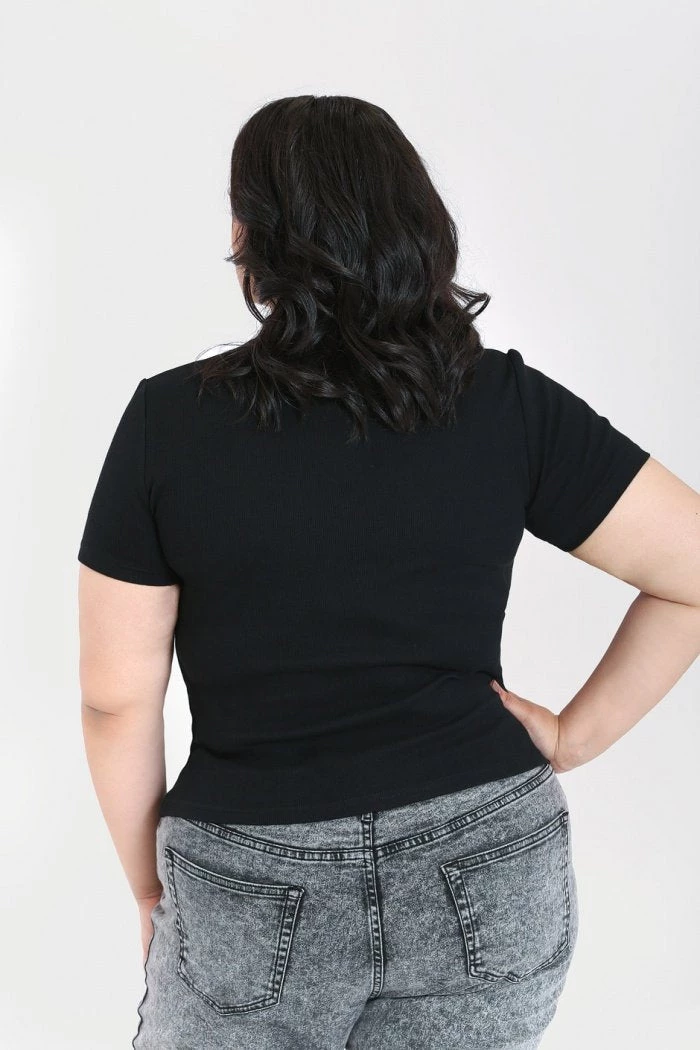 Hell Bunny Oculus Top In Black 9 Hell Bunny Oculus Top In Black