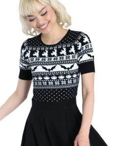 Hell Bunny Spook Knitted Jumper