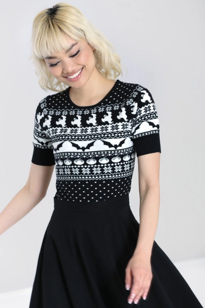 Hell Bunny Spook Knitted Jumper 4 Hell Bunny Spook Knitted Jumper