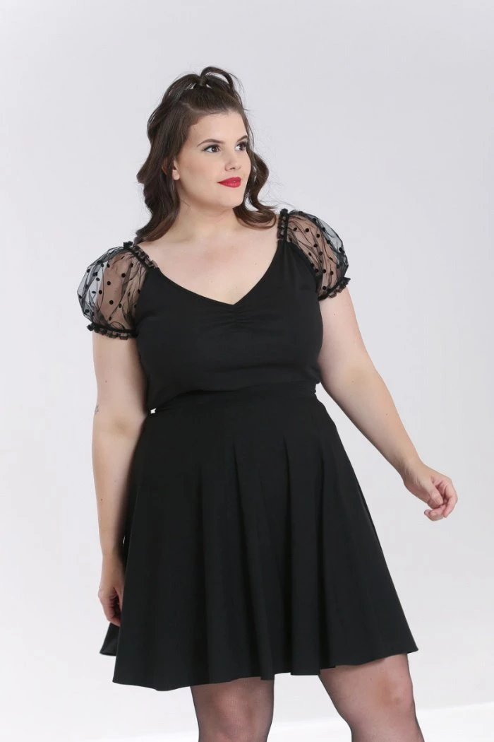 Hell Bunny Amandine Top In Black Clothing 7 Hell Bunny Amandine Top In Black Clothing