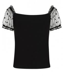 Hell Bunny Amandine Top In Black Clothing 20 Hell Bunny Amandine Top In Black Clothing