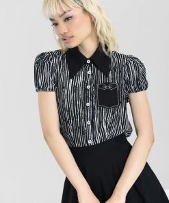 Hell Bunny Regan Blouse Clothing
