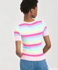 Winter Hell Bunny Love Heart Top In Rainbow Colours 10 Winter Hell Bunny Love Heart Top In Rainbow Colours