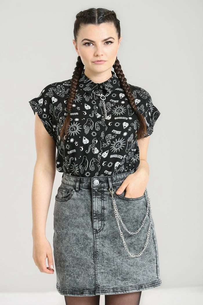 Hell Bunny Hello Goodbye Blouse 2 Hell Bunny Hello Goodbye Blouse