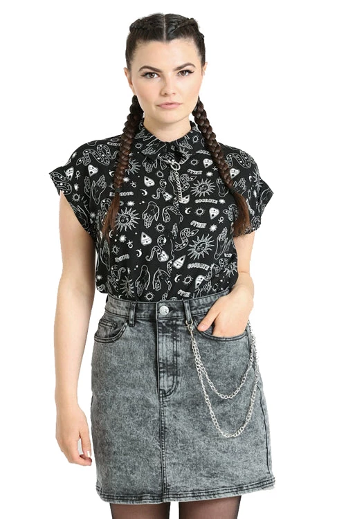 Hell Bunny Hello Goodbye Blouse 1 Hell Bunny Hello Goodbye Blouse