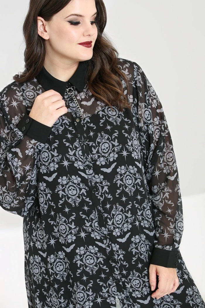 Hell Bunny Lost Whispers Tunic 7 Hell Bunny Lost Whispers Tunic