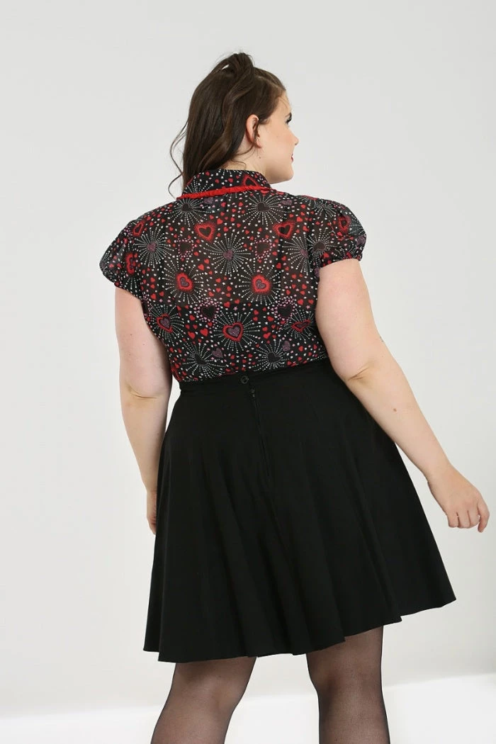 Hell Bunny Perry Blouse Fireworks And Hearts 7 Hell Bunny Perry Blouse Fireworks And Hearts