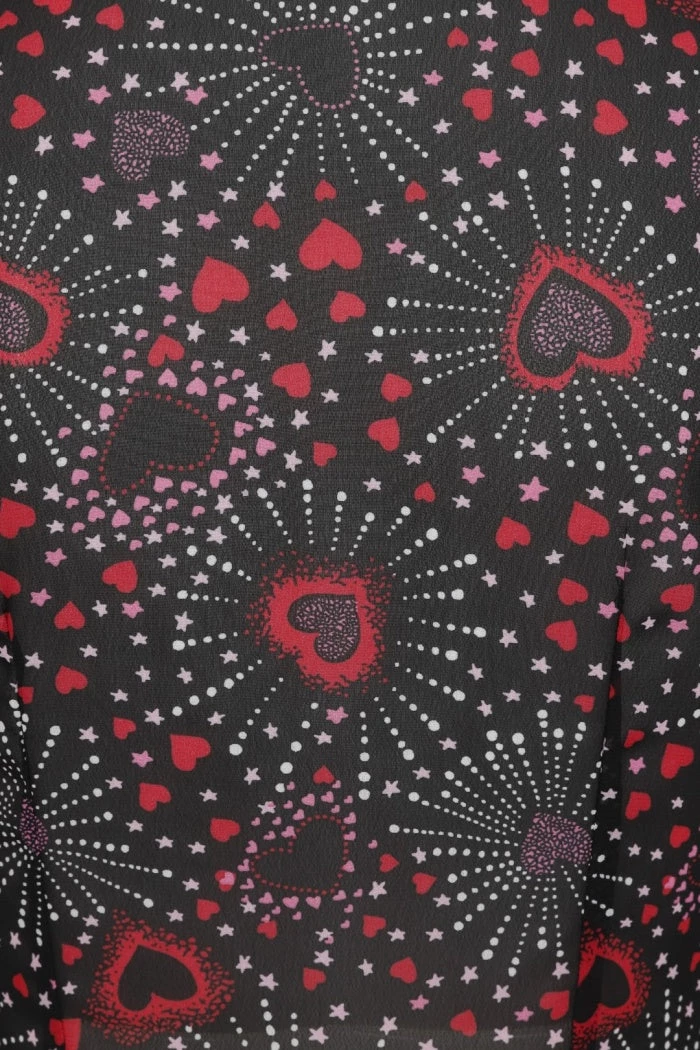 Hell Bunny Perry Blouse Fireworks And Hearts 11 Hell Bunny Perry Blouse Fireworks And Hearts