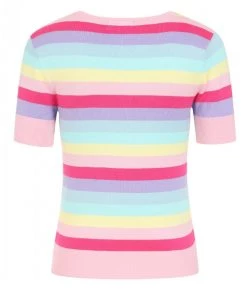 Winter Hell Bunny Love Heart Top In Rainbow Colours 13 Winter Hell Bunny Love Heart Top In Rainbow Colours