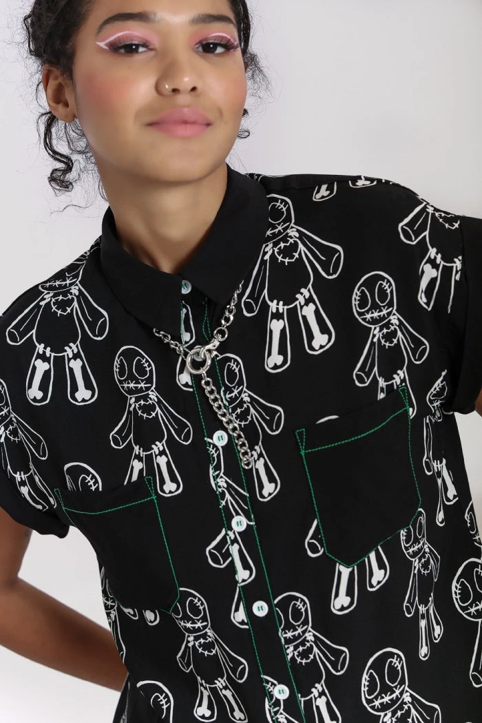 Hell Bunny Voodoo Blouse 6 Hell Bunny Voodoo Blouse