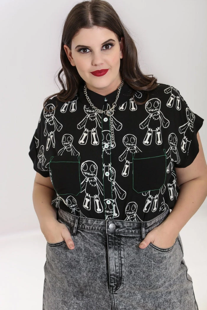 Hell Bunny Voodoo Blouse 2 Hell Bunny Voodoo Blouse