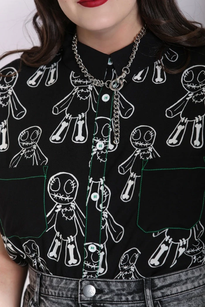 Hell Bunny Voodoo Blouse 3 Hell Bunny Voodoo Blouse