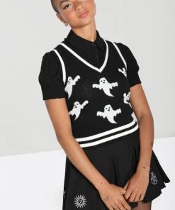 Hell Bunny Ghost Vest Knitted