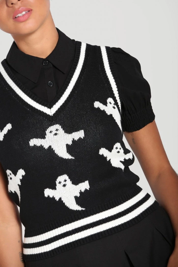 Hell Bunny Ghost Vest Knitted 4 Hell Bunny Ghost Vest Knitted