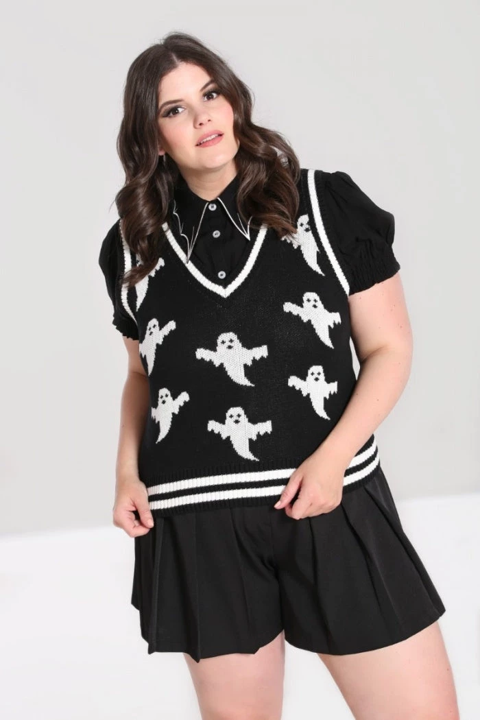 Hell Bunny Ghost Vest Knitted 5 Hell Bunny Ghost Vest Knitted