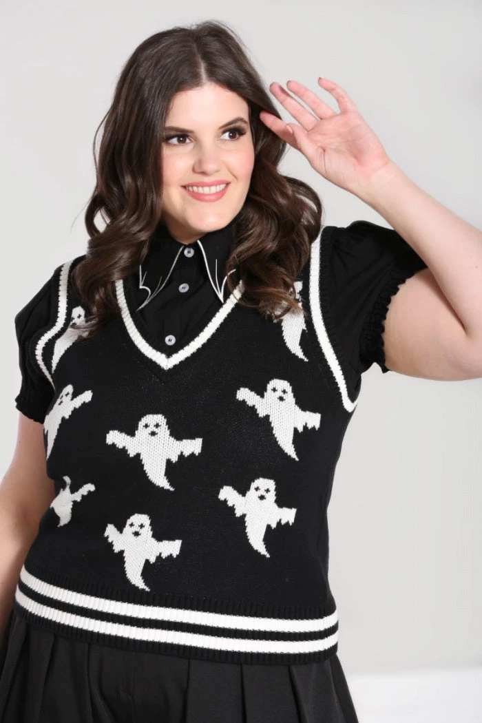 Hell Bunny Ghost Vest Knitted 7 Hell Bunny Ghost Vest Knitted