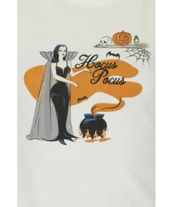 Collectif Hocus Pocus T-Shirt In Cream Clothing
