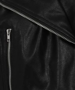 Collectif Lana Biker Jacket In Black Spooky Babe Winter 18 Collectif Lana Biker Jacket In Black Spooky Babe Winter