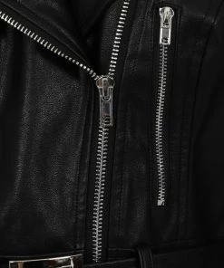 Collectif Lana Biker Jacket In Black Spooky Babe Winter 19 Collectif Lana Biker Jacket In Black Spooky Babe Winter