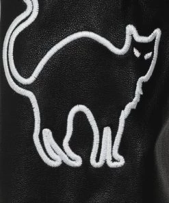 Collectif Lana Biker Jacket In Black Spooky Babe Winter 20 Collectif Lana Biker Jacket In Black Spooky Babe Winter