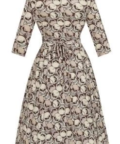 Lady Vintage Lyra Dress In Skulltastic Clothing