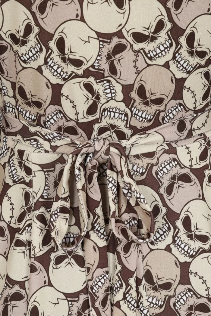 Lady Vintage Lyra Dress In Skulltastic Clothing 4 Lady Vintage Lyra Dress In Skulltastic Clothing